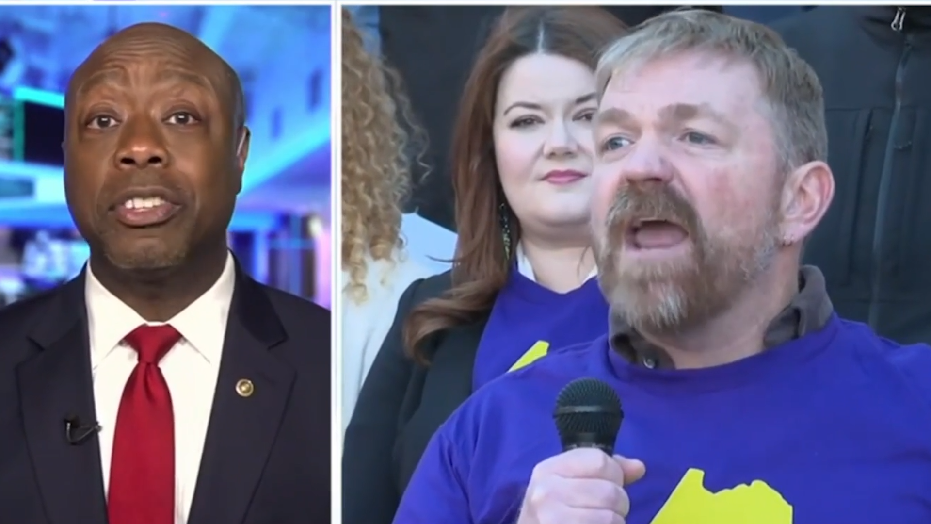 Tim Scott Bashes Democrat Senate Candidate